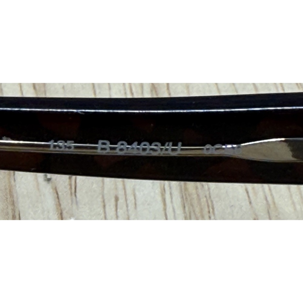 Burberry Eyeglass Frames Rectangular Black Unisex… - image 6